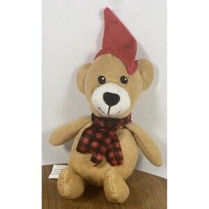Greenbrier International Christmas Teddy Bear Plush 9"